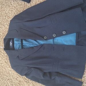 Jones Wear Two-piece Suit - Black w/Pin Stripe size 6